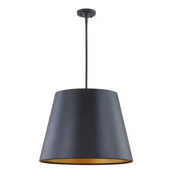 Matte Black Pendant Light