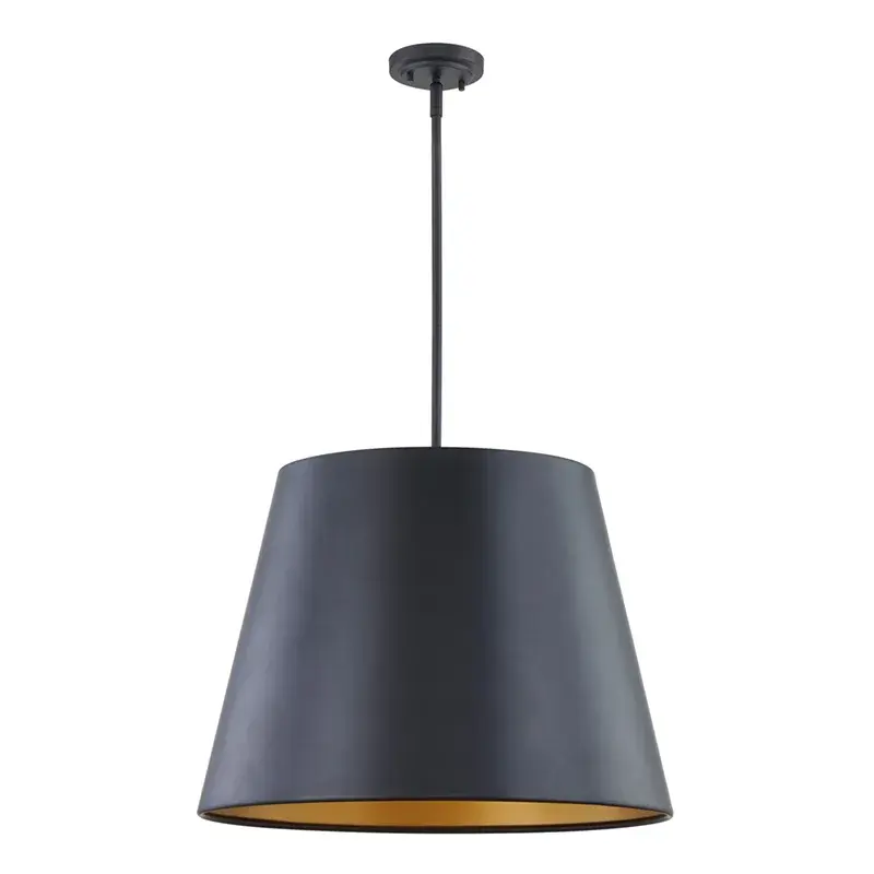 Matte Black Pendant Light