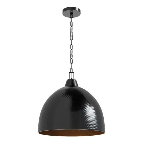 Blue Glass Pendant Light