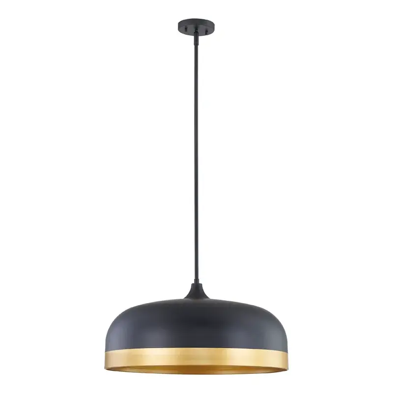 Matte Black Pendant Light