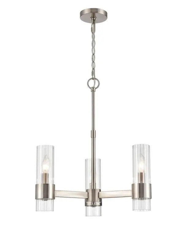 9973 Brushed Nickel Chandelier