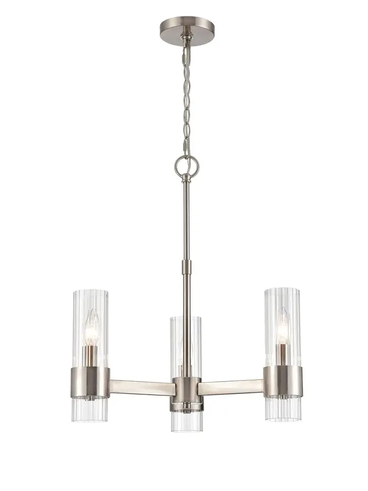 9973 Brushed Nickel Chandelier