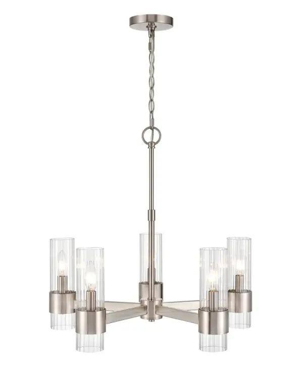 9975 Brushed Nickel Chandelier