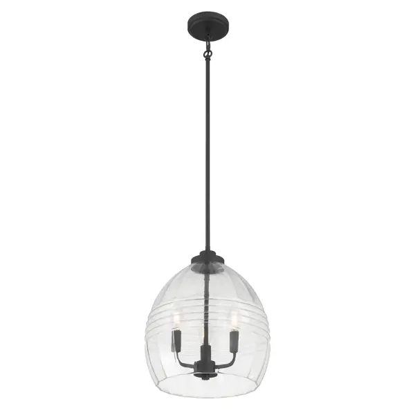 Miravelle 1-Light Mini Pendant in Matte Black