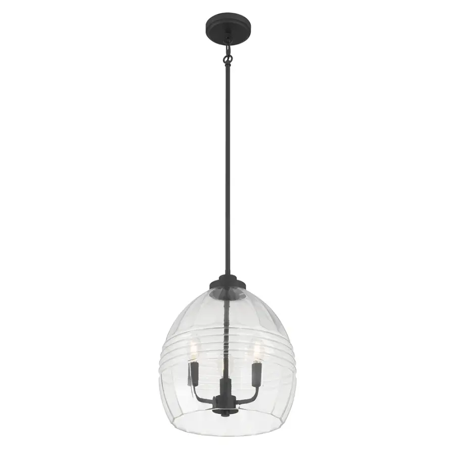 Miravelle 1-Light Mini Pendant in Matte Black