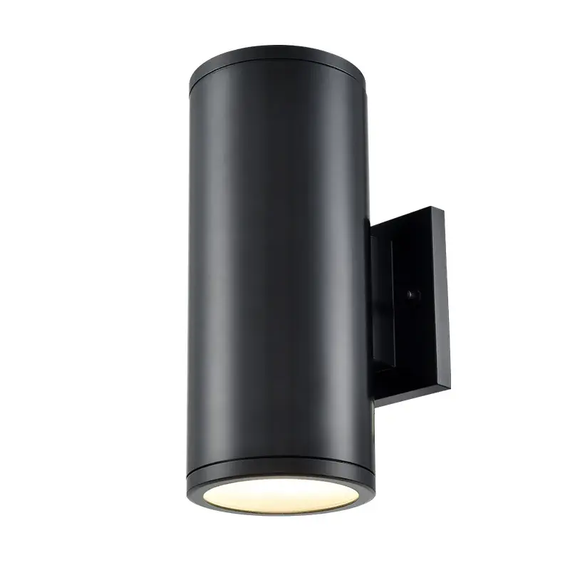 LED Outdoor Wall Sconce in Powder Coated Black