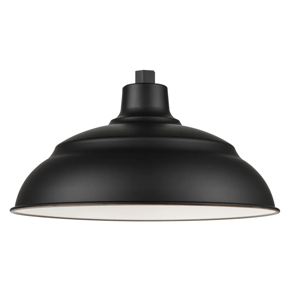 14" White RLM Shade with LED
