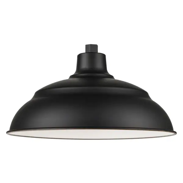 14" White RLM Shade with LED