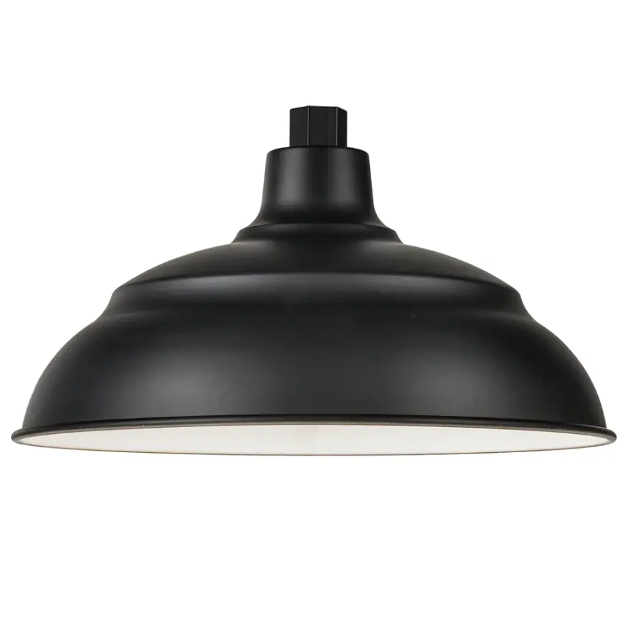 17" White RLM Shade with LED
