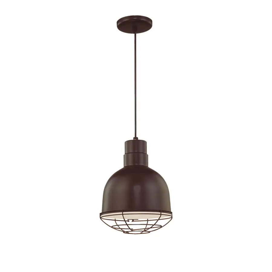 RDBC10 RLM Pendant in Aged Bronze
