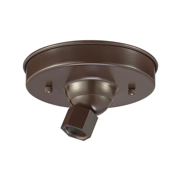 Specialized canopy kit designed for stem-hung pendant installations on steep sloped ceilings between 25-45 degrees. Ensures proper mounting and aesthetic finish for challenging ceiling angles.