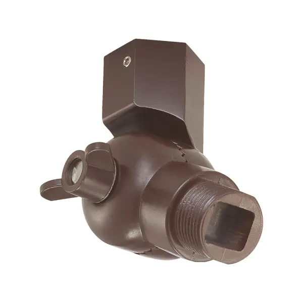 This adjustable wall mount swivel bracket enables precise angle control for RLM shades, offering flexibility in directing light exactly where needed. The bronze finish complements industrial and farmhouse aesthetics.