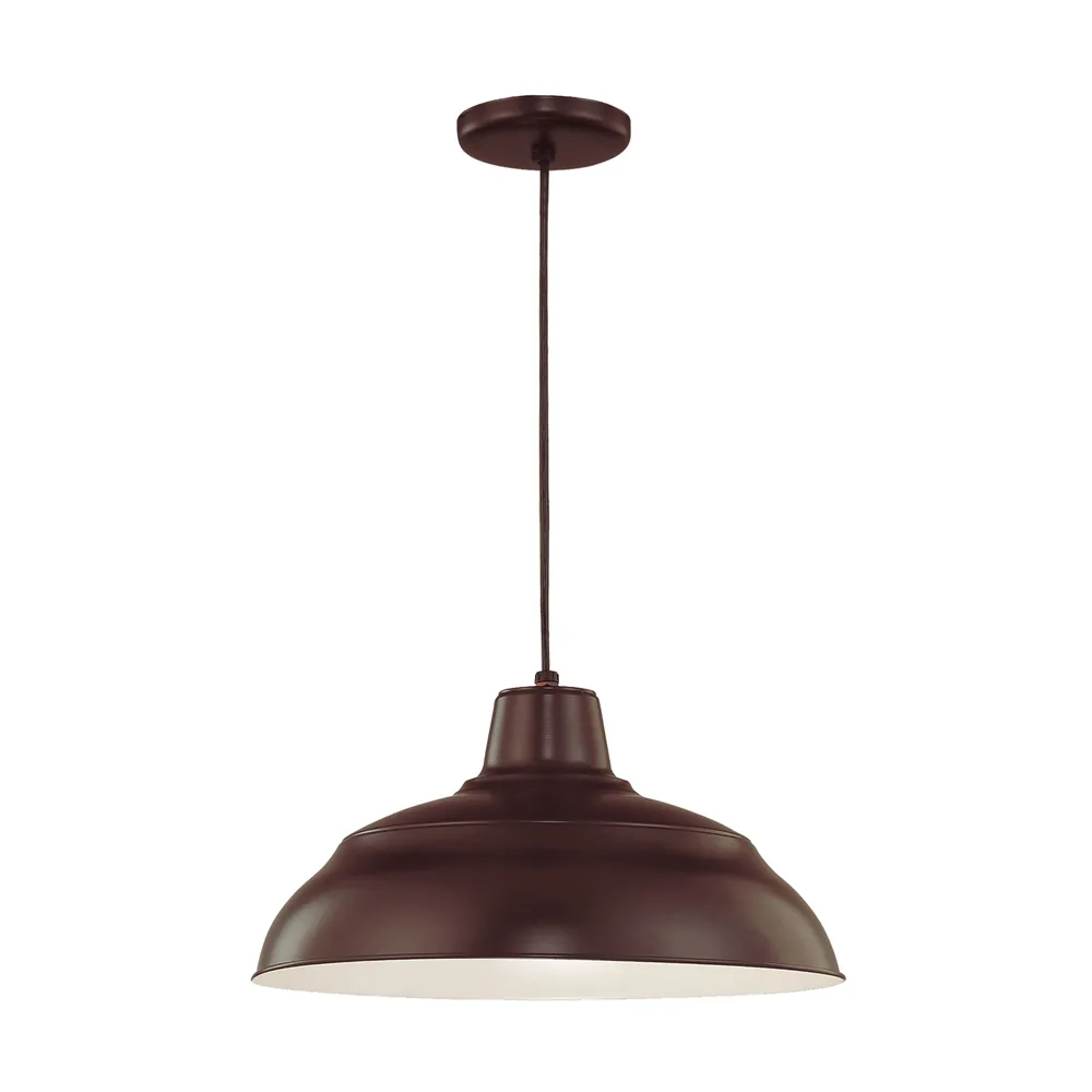RWHC17 White RLM Pendant Light
