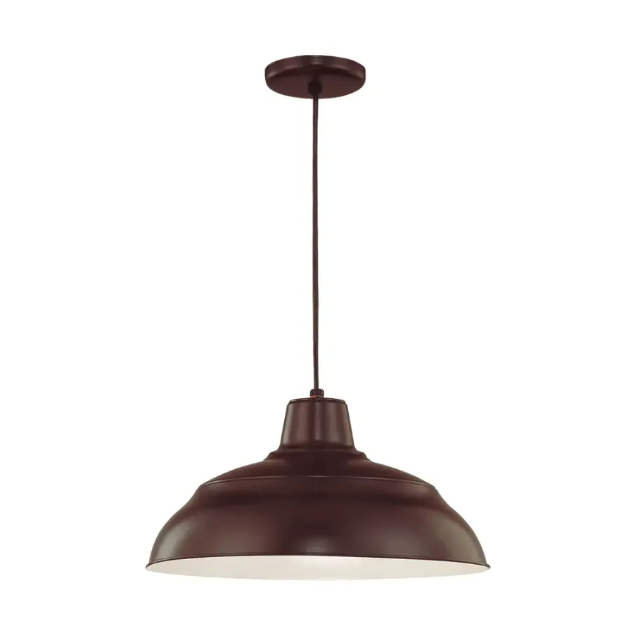 RWHC17 White RLM Pendant Light