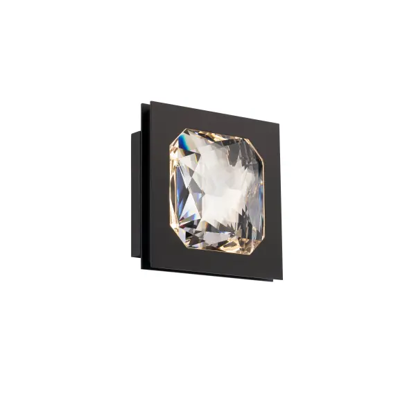 A lustrous combination of sleek metal and channel-set faceted crystal, Enchante is brought to life by LEDs integrated within the luminaire, creating a timeless luxe of beautiful, ambient lighting.