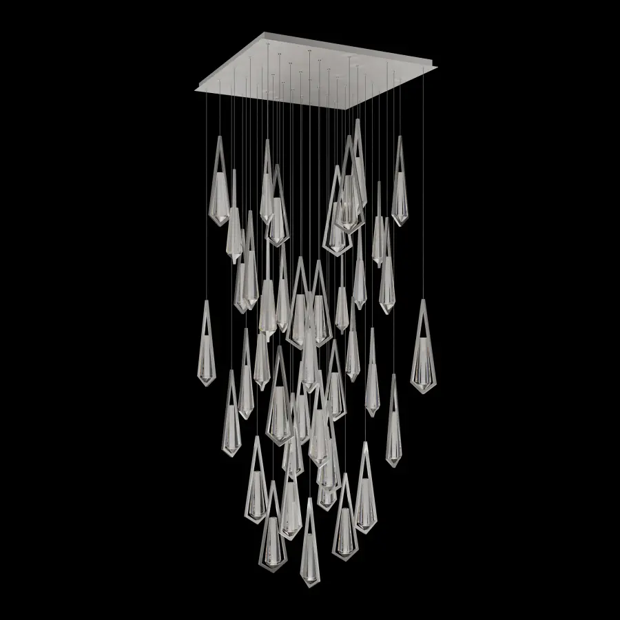 Devotion 41-Light Square LED Multi-Light Pendant