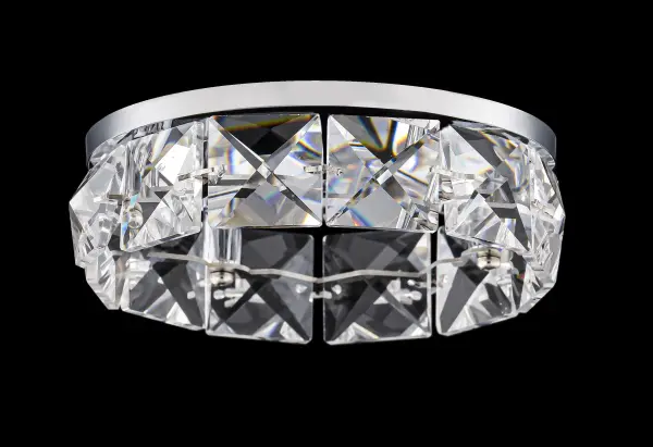 Xeo 4" LED Recessed Light with Crystal Trim in Polished Chrome