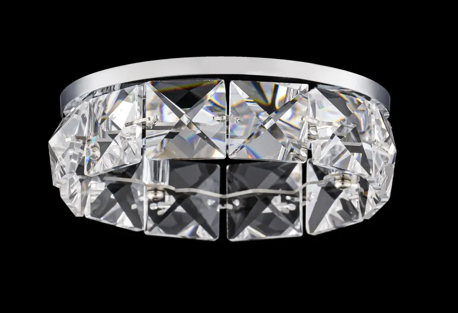Xeo 4" LED Recessed Light with Crystal Trim in Polished Chrome