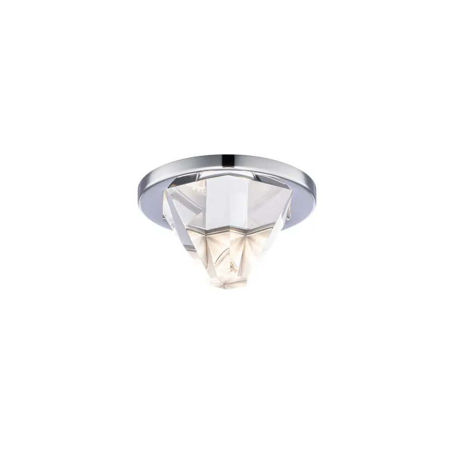 Arles 4" LED Recessed Light in Polished Chrome