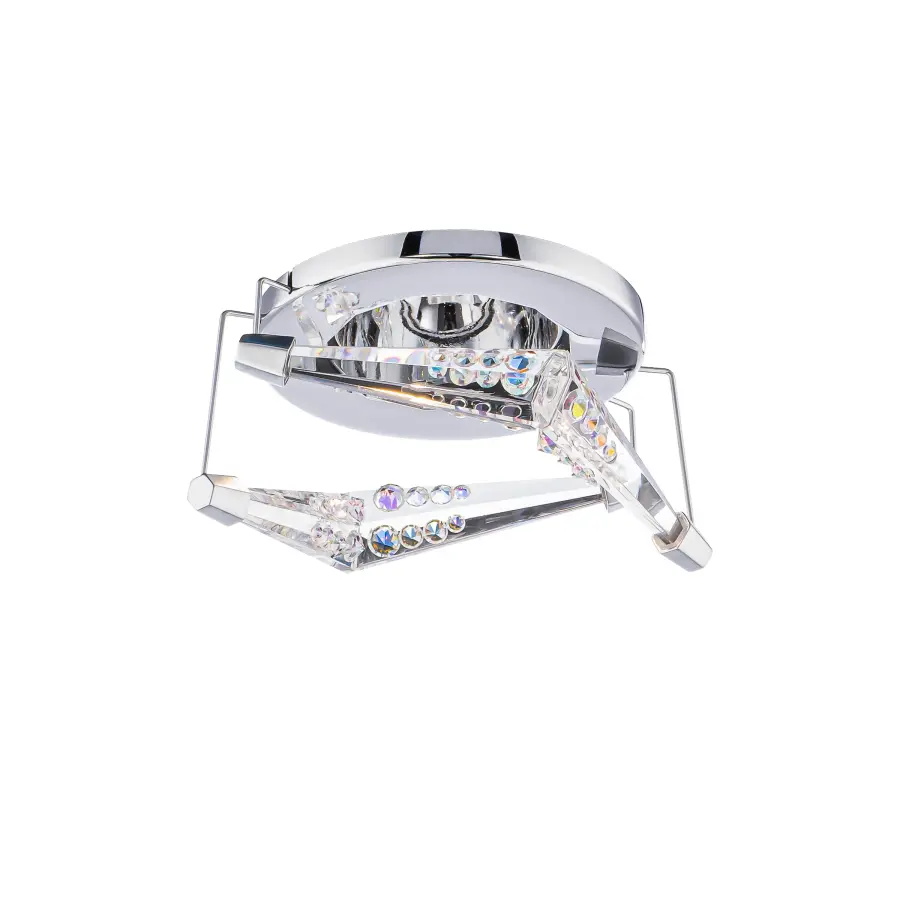 Visata 5" LED Recessed Light in Polished Chrome