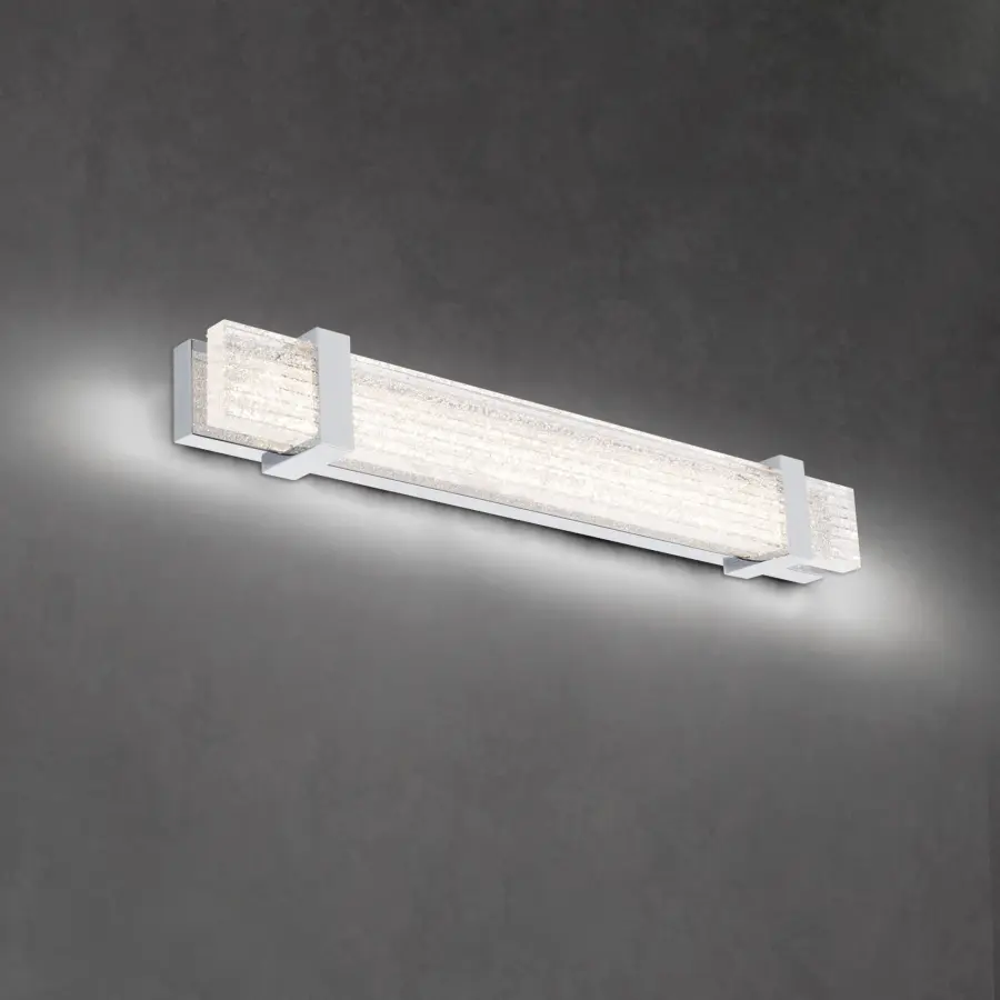 Verandah 27" LED Bath Vanity & Wall Light in Aged Brass