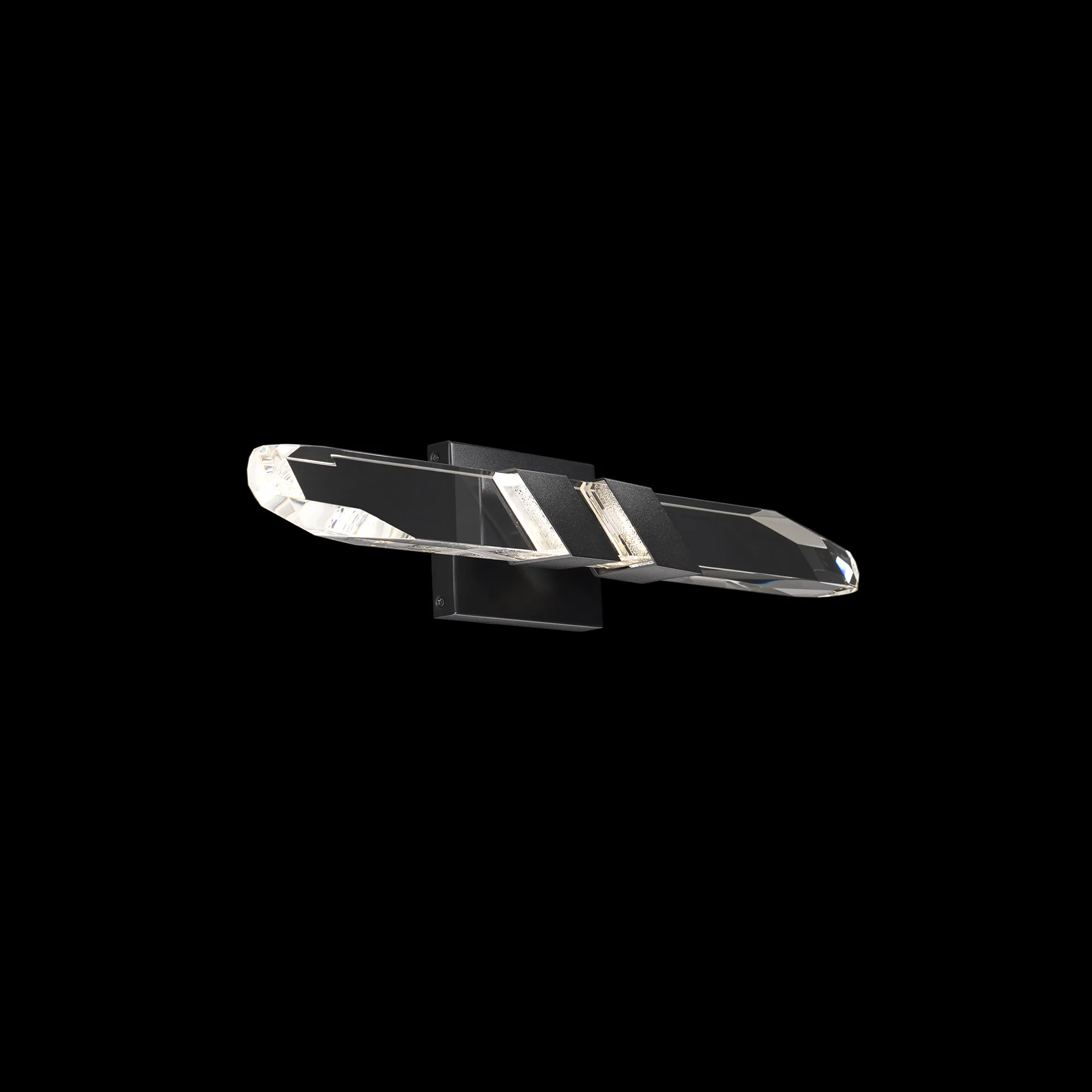 Traverse 24IN LED 3000K/3500K/4000K/5000K Bath Vanity & Wall Light in Aged Brass with Optic Crystal