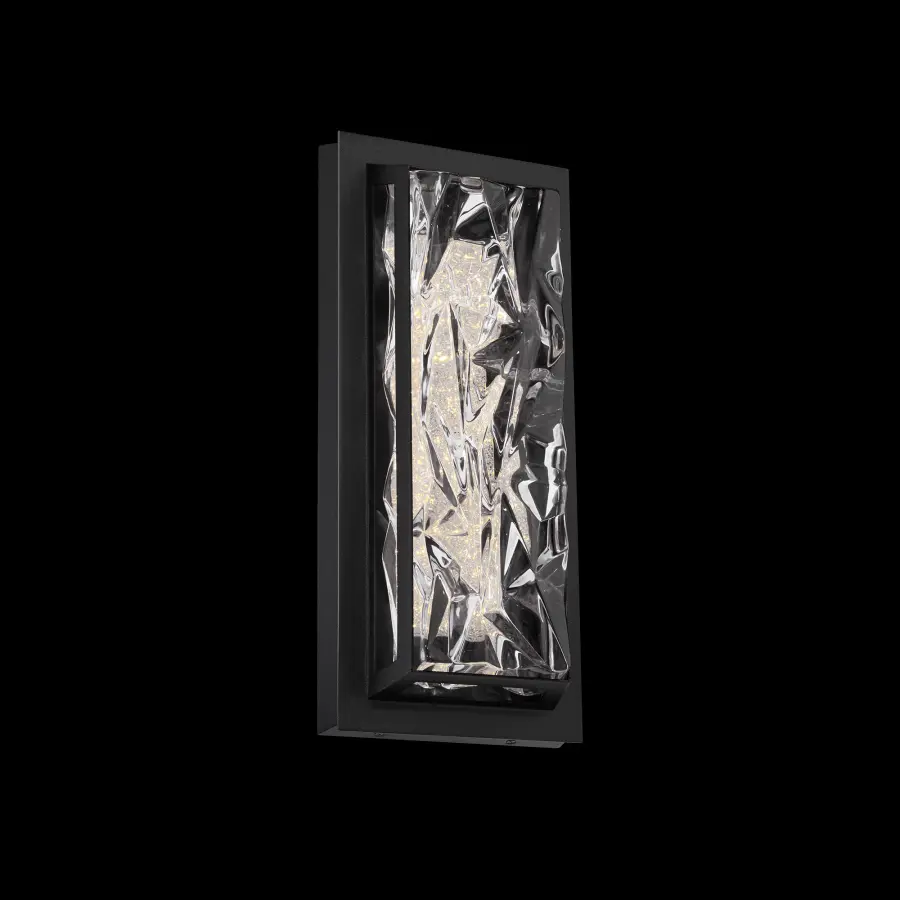 Drizzle LED Wall Sconce 18" in Aged Brass with Crystal Dust