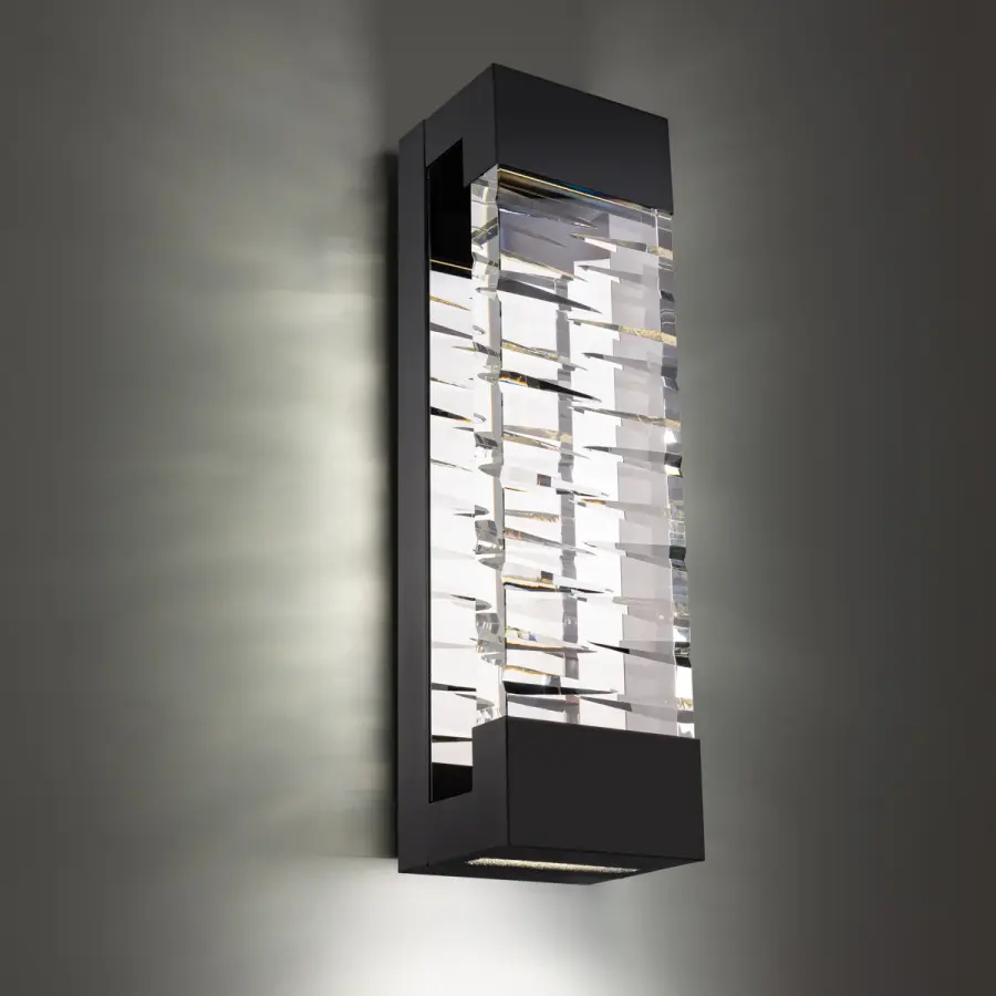 Labrynth 32" LED Outdoor Wall Sconce in Black