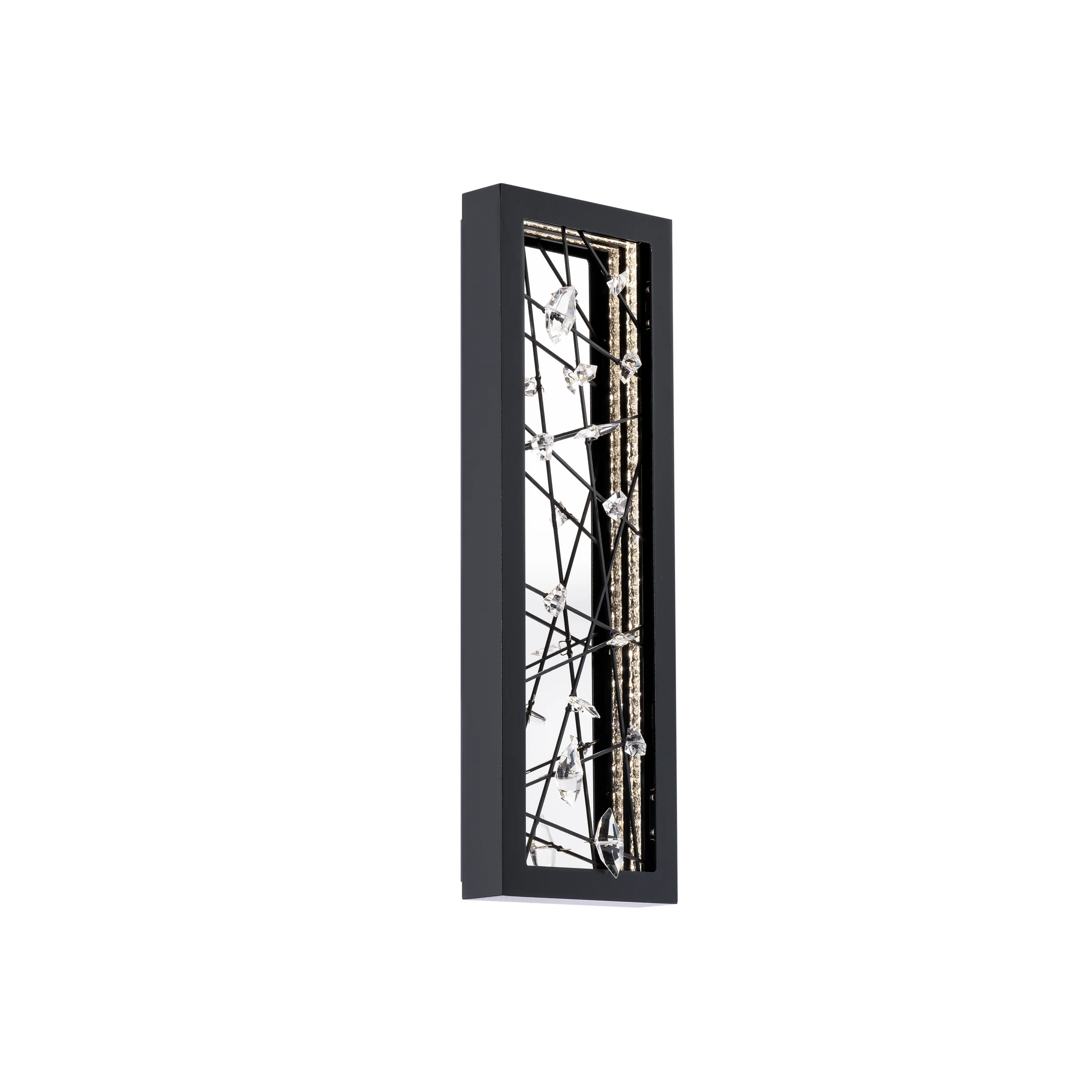 Dreamcatcher 18" LED Outdoor Wall Sconce in Black