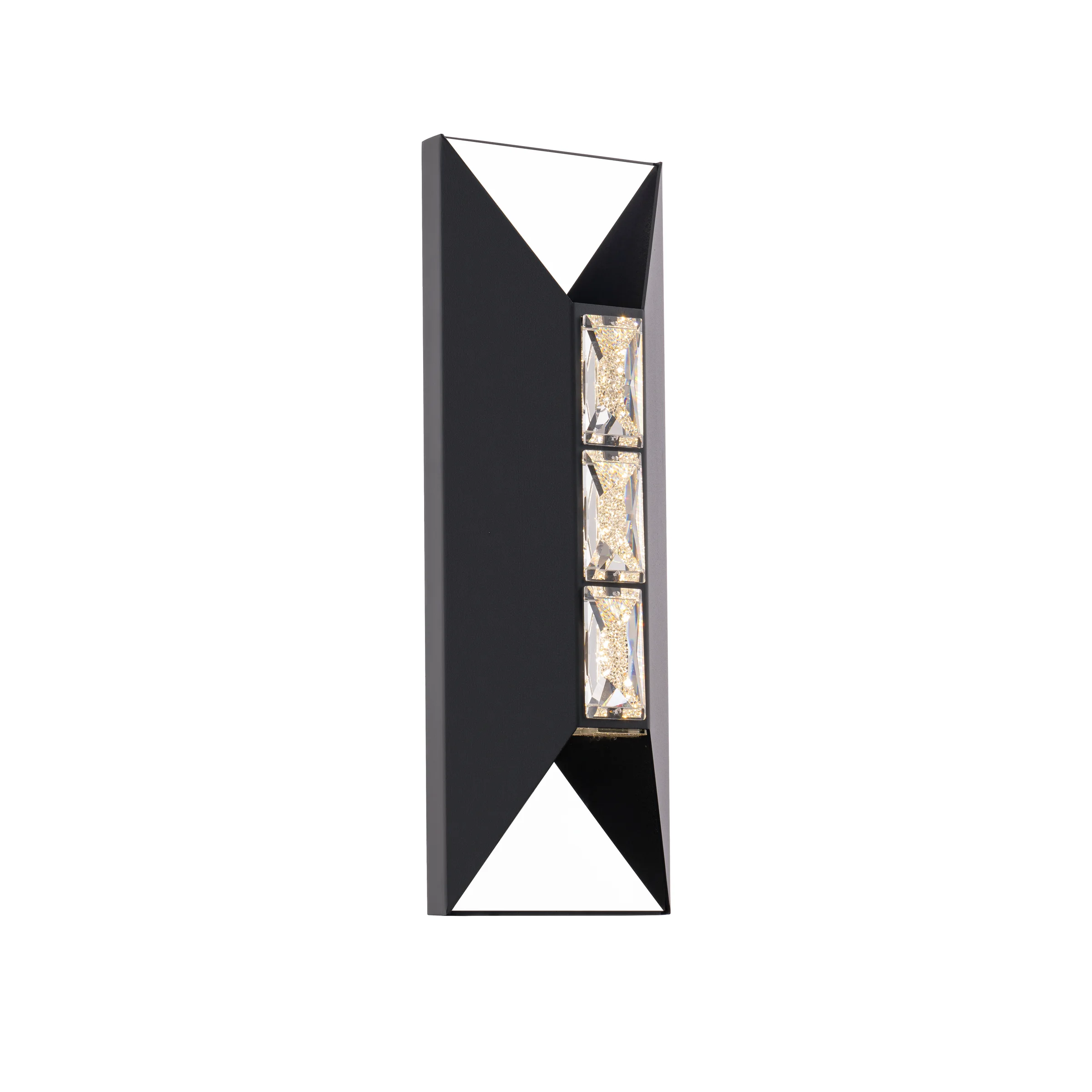 Vida 18" LED Outdoor Wall Sconce in Black