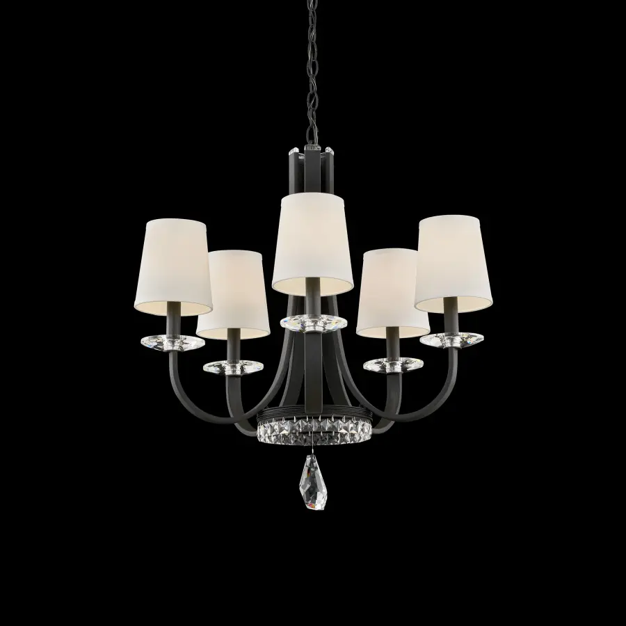 Catalena 5-Light Chandelier in Heirloom Gold