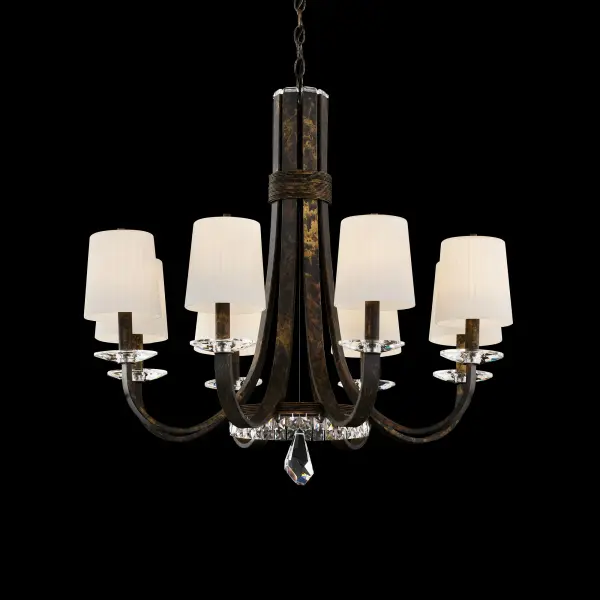 Catalena 8-Light Chandelier in Heirloom Gold