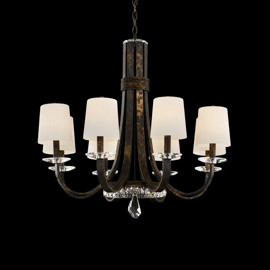 Catalena 8-Light Chandelier in Heirloom Gold