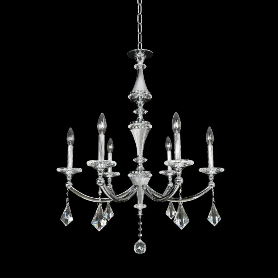 Floridia 6-Light Crystal Chandelier