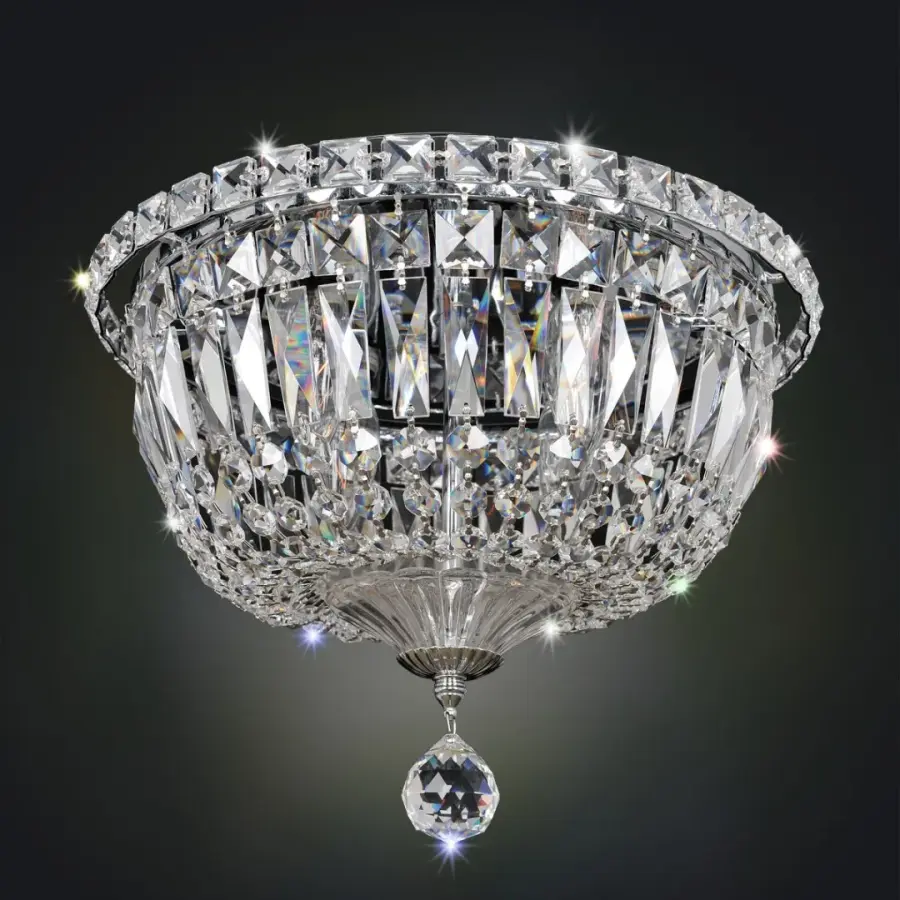 Betti 4-Light Flush Mount in Polished Chrome