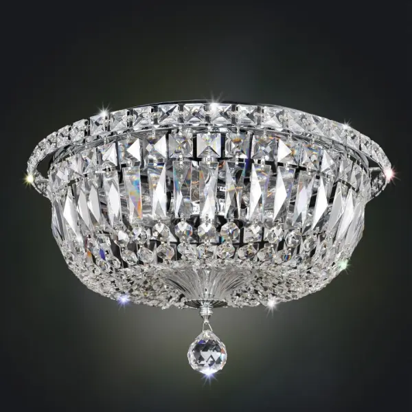 Betti 6-Light Flush Mount in Polished Chrome