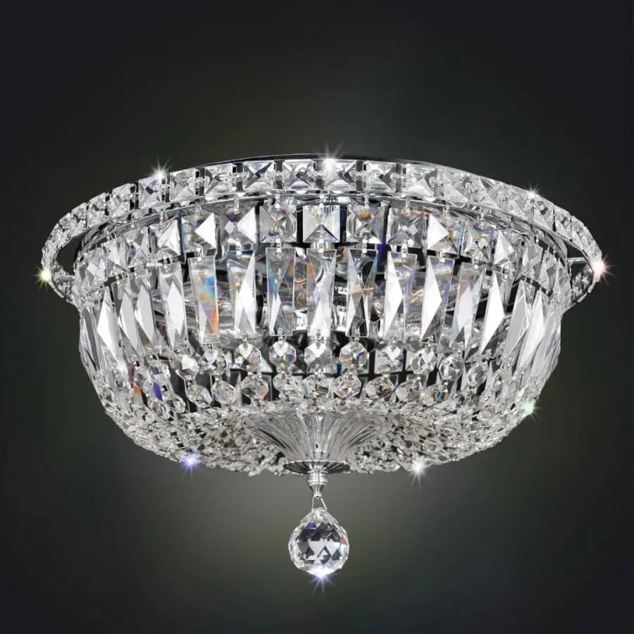 Betti 6-Light Flush Mount in Polished Chrome