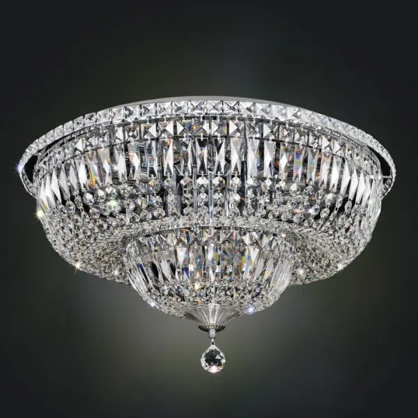 Betti 16-Light Flush Mount in Polished Chrome