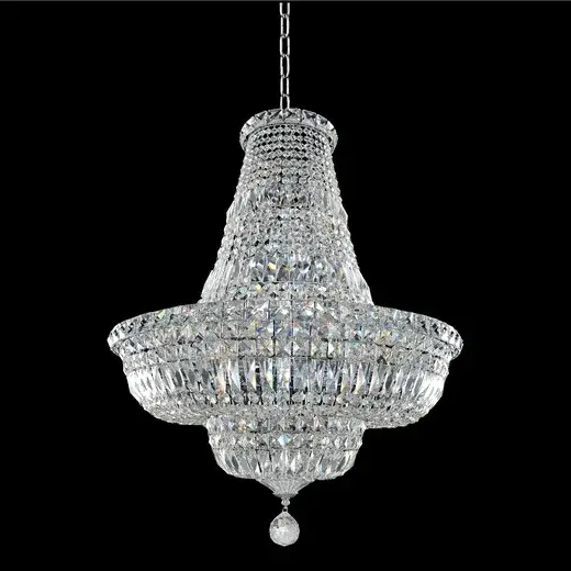Betti 25" Round Crystal Pendant