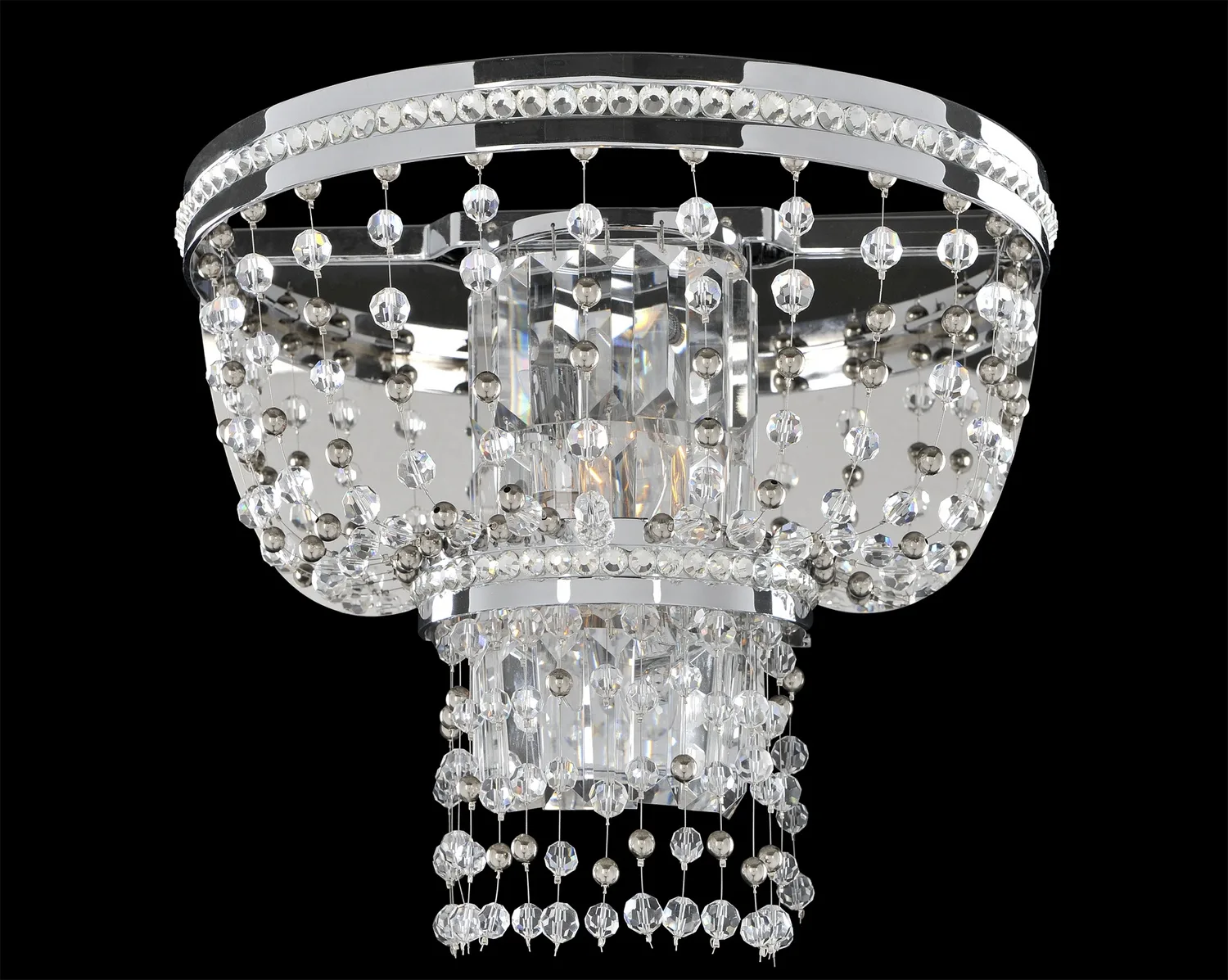Capri Two Light Wall Bracket in Chrome