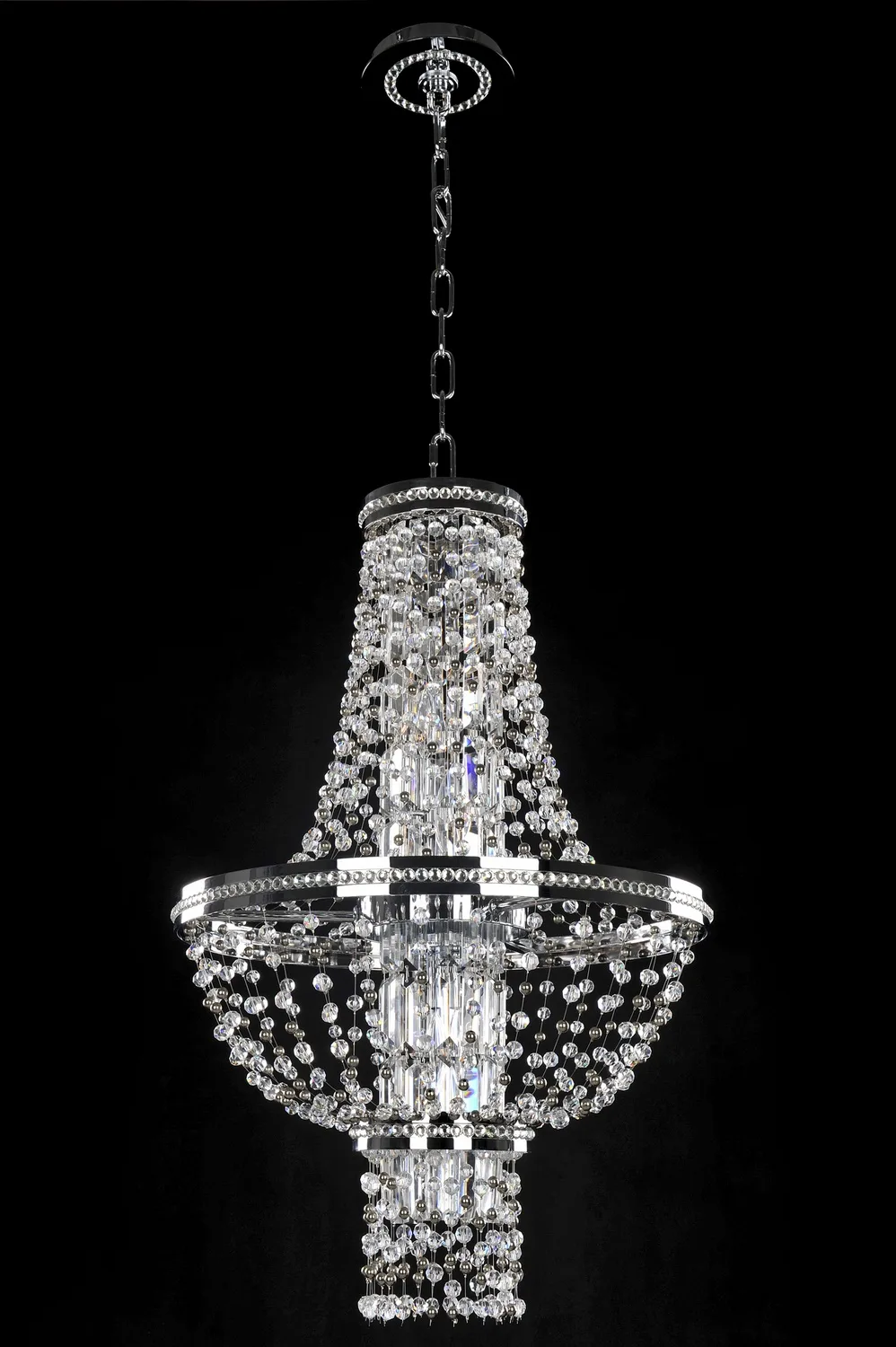 Capri Four Light Pendant in Chrome