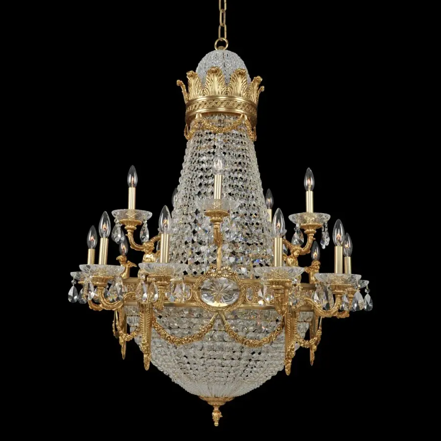 Marseille 15-Light Two-Tier Chandelier