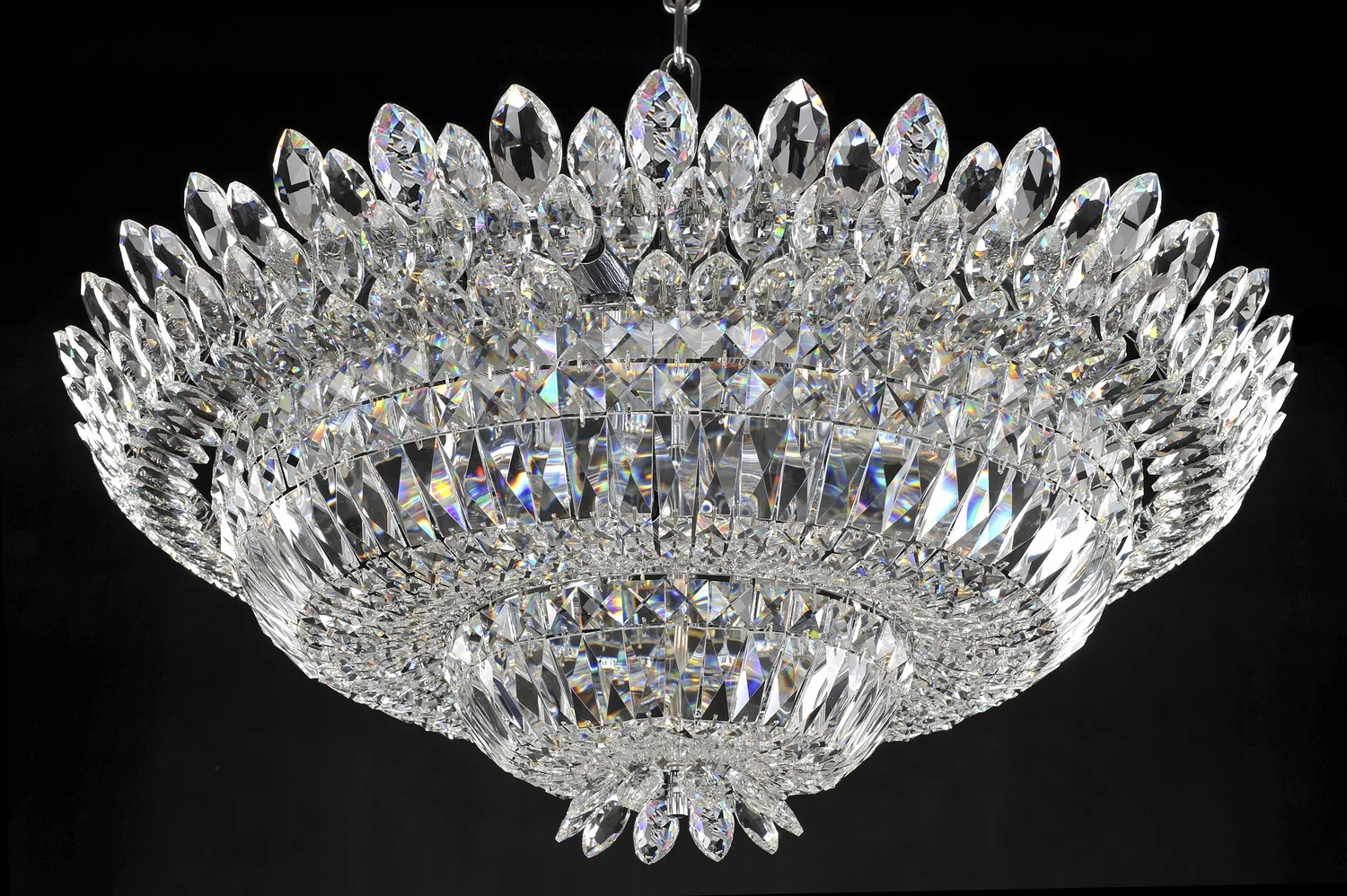 Belluno 18 Light Flush Mount in Chrome