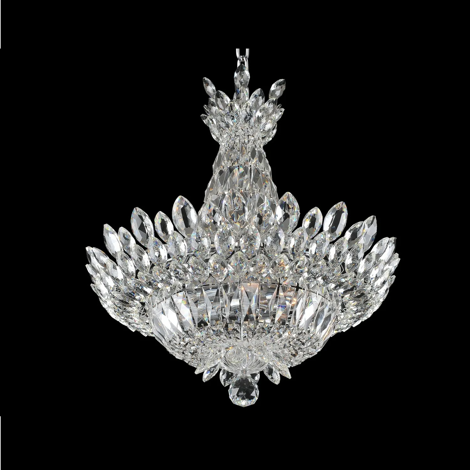 Belluno Six Light Pendant in Chrome
