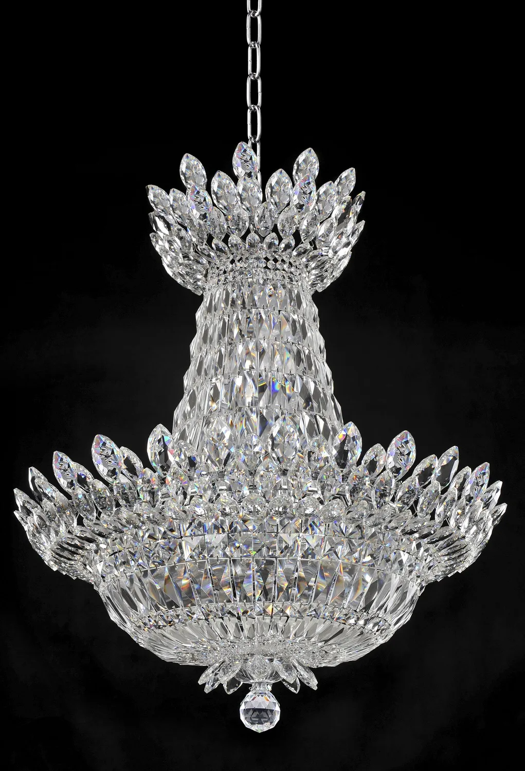 Belluno 15 Light Pendant in Chrome