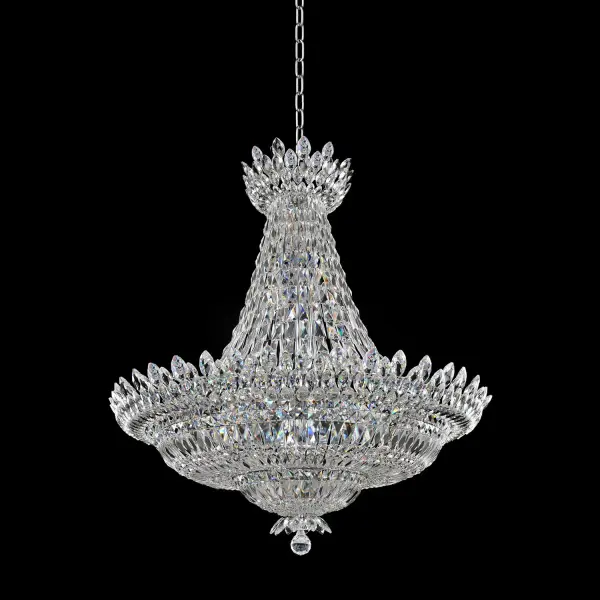 Belluno 40" Crystal Pendant in Polished Chrome