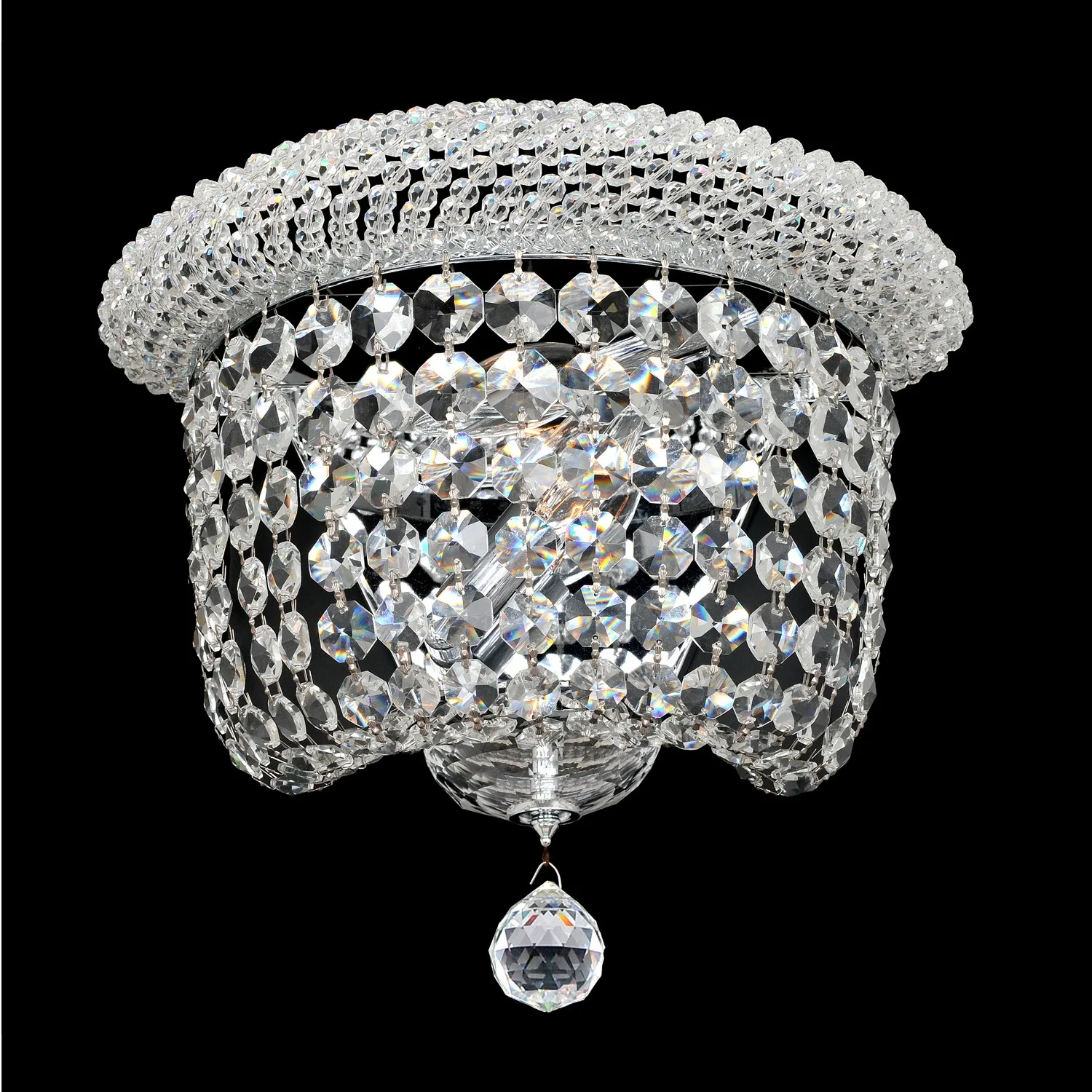 Napoli Two Light Wall Bracket in Chrome