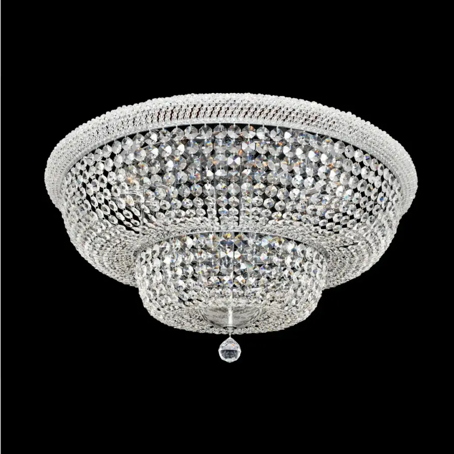 Napoli 34" Flush Mount in Polished Chrome