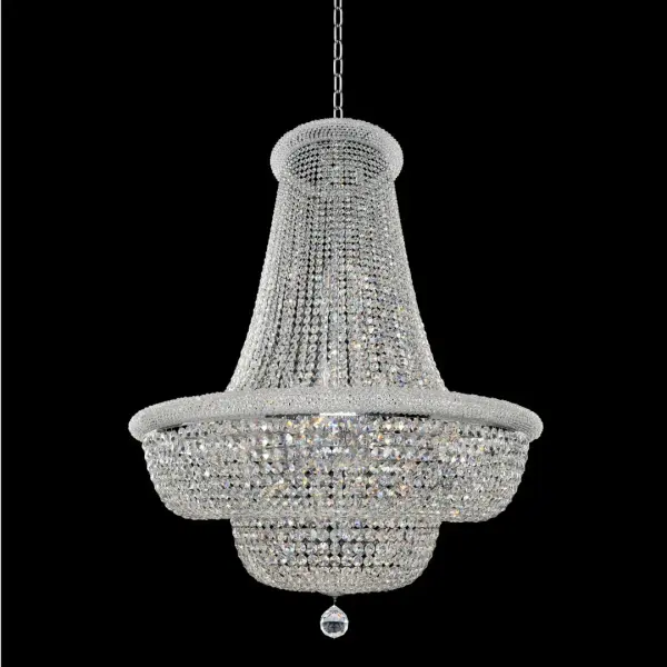 Napoli 42" Crystal Pendant in Polished Chrome