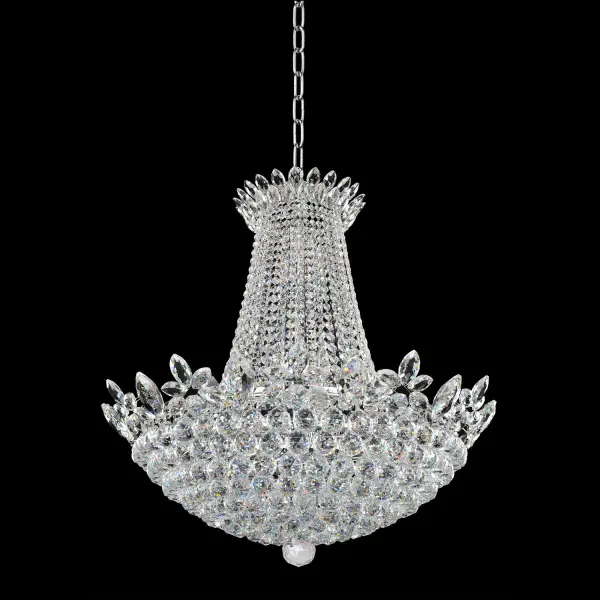 Treviso 30" Crystal Pendant in Polished Chrome